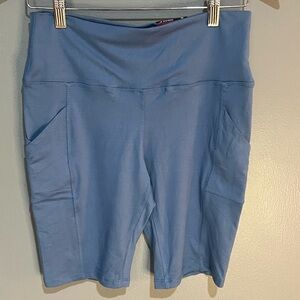 Sky Blue Women's Bike Shorts Sz M